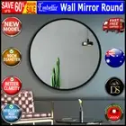 Embellir Wall Mirror Round Frameless Polished Bathroom Makeup Decor Mirror 90CM