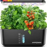 Indoor Garden Hydroponic Growing System: Plant Germination Kit Aeroponic Herb Ve