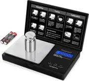 Digital Pocket Scale .01 Gram Accuracy, 200g Digital Gram Scales for Small Food