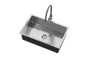 Welba Kitchen Sink 70X45CM With Pull Out Mixer Tap Single Bowl