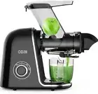 COZII Cold Press Juicer,Slow Masticating Juicer Extractor Soft/hard Mode & Quiet