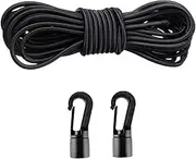 Mipcase Outdoor Elastic Bungee Cord with Hooks Stretch Shock Cord for Tents Camping Accessories and Kayaking Durable Flexible and Practical Tie Down