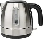 Ex-Pro Electric Kettle, 1.0L Capacity with Quick Boil Time, Boil-Dry Protection and Removable Filter for Fresher Water, 2150W - Stainless Steel