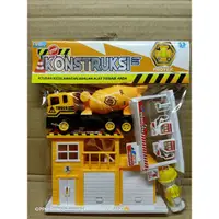 在飛比找蝦皮購物優惠-Mt57 益智兒童玩具建築總部帶工具玩具建築總部 TNI 總
