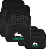 Sperling South Sydney RABBITOHS Official NRL Carpet Rubber Car Mats