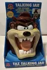 Looney Tunes Taz Talking Cookie Jar New In Box 1998