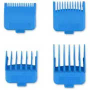 Gamma+ TIGHT GUARDS Set of 4 Double Magnetic Clipper Blade Attachments BLUE