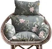 Swing Chair Cushion, Egg Chair Cushion Replacement, Soft Thicken Hanging Basket Chair Cushions Pad, Wicker Rattan Hanging Seat Cushion, Washable Swing Chair Cushion, for Garden