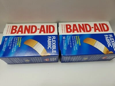 Band-Aid Adhesive Bandages Flex Fabric. 2 packs.