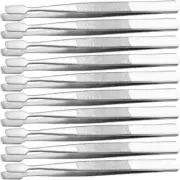 10Pcs Tweezers For Stamp Stamp Tweezers Stamp Collecting Eyebrow Tweezers
