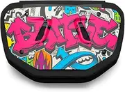 Battle Back Bone Back Plate – Rear Protector Lower Back Pads for Football Players – Backplate Shield with High Impact Foam Backing - Available in Youth and Adult Sizes