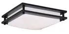 Bellevue VXCF13443 Dallas 12"W LED Flush Mount Square Ceiling - Bronze