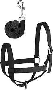 Eigell Nylon Halter for Cattle with 3M Rope for Outdoor Use