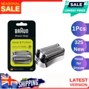 Braun 32B Electric Shavers Foil Blade Replacement Head, Compatible with Series 3