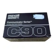 Maxell Communicator Series C90 P/I Audio Cassette Tapes 10 Pack New