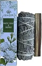 Spiritual Cleansing Kit – White Sage Air Freshener Sage Stick & Palo Santo Stick | Purify, Cleanse & Refresh Your Space (Jasmine)