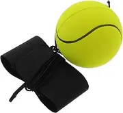 EXHUMKY 6cm Wrist Elastic Rebound Ball Training Toy for Tennis Sports Exercise Ball Strap Hand Flexibility Reaction Trainer Boys and Girls Adults