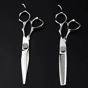 Hair Cutting Scissors, 6 Inch 440c Steel Scissors Gem Hair Cutting Scissors Barber Hair Cutting Thinning Scissors Hairdressing Scissors