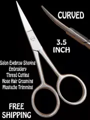 3.5" Small Nail Shears Manicure Pedicure Scissors Nails Curved Scissor CURVED