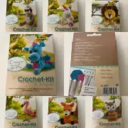 Folia Bringmann Mini DIY Crochet Kit Dragon Owl Fox Unicorn Flamingo Lion Sloth