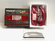 NOS Mod 1980s Telephone MACY'S TOUCHPHONE 457D Desk Wall Phone Memphis Design