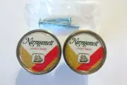 Narragansett Beer Cabinet Knobs, Narragansett Logo Cabinet Pull / kitchen knobs