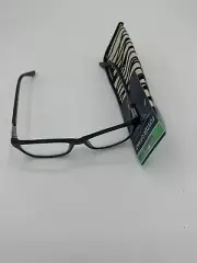 New! Foster Grant Colorred Jules Black 1.50 Reading Glasses W/Soft Case.