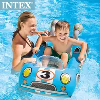 在飛比找ETMall東森購物網優惠-INTEX兒童造型游泳圈-車子/飛機/魚 適用3~6歲(59