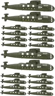 Totority Sets Detailed Navy Submarine Statue Toys for Boys Mini Desktop Submarine Models Adornment Toys for Boys and Girls Pcs