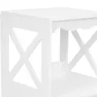 Bedside Table Nightstand Storage Cabinet Shelf Organizer for Bedroom Living Room