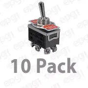 10 PACK - DPDT C/OFF ON/OFF/ON HD TOGGLE SWITCH 20AMP-125V # ST88-10PK