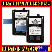 2x BATTERY TO SUIT UNIDEN BP506 UHF HANDHELD RADIO UH507SX UH506SX UH515SX