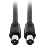 PRO2 FL59Q-3PP 3M Rg59quad PAL Flylead PAL Plug To Plug Lead - Black Length: 3M 3M RG59QUAD PAL