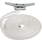 Seadog 302110010WH-1 Sea-dog Double Braided Nylon Dock Line - 3/8" X 10' -