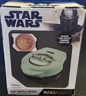 Star Wars Mini Waffle Maker Mandalorian The Child Grogu Nonstick 4" Waffles New!