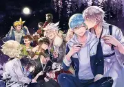 Anime gokotai touken ranbu mikazuki munechika doudanuki Playmat Gaming Mat