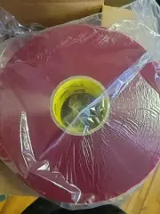 Scotch 3779 Carton Tape,Red On Clear,78Mm X 1000M One Roll