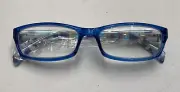 Kerecsen Reading Glasses Blue Teal Fashion Spring Hinge Readers for Women +4.00
