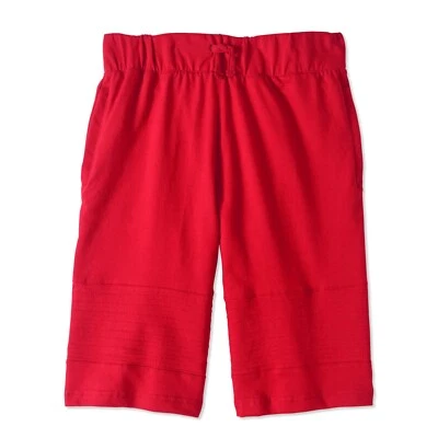 Blac Label Sweat Shorts Boys 10-12 Red Terry Elastic Waist Pockets Drawstring