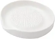 Luxshiny Household Ceramic Garlic Grinder Multi Functional Ginger Grater for Food Preparation Lightweight and Safe to Use for Garlic Accessories and Flavor Extraction