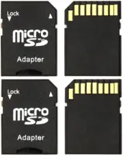 2-PACK - Micro SD Adapter TransFlash TF To SD SDHC Memory Card Adapter Converter