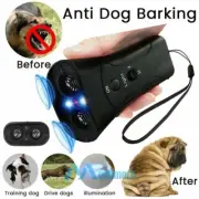 Ultrasonic Anti Dog Barking Trainer LED Light Gentle Dog Repeller Sonics Chaser
