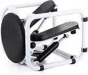 Stepper Step Machine w/Wide Non-Slip Pedals, Resistance Bands and LCD Monitor