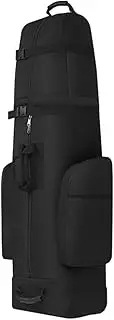 Golf Club Bag - Folding Driving Bag with Wheels, Golf Organiser, Large Zip Compartment with Application for Aviation, Club Warehouse, Solid Protection