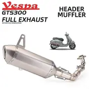 For Vespa Gts 250 Gts 300 2007- 2017 2018 2019 2020 Full System Exhaust Pipe Muffler Yalo