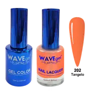 Wave WR202 Tangelo - Royal Collection Gel Polish & Nail Lacquer Duo 15ml