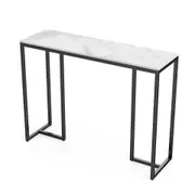 Marble Console Table: Elegant Hallway Entryway Display Table