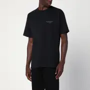 [Givenchy] Black cotton T-shirt with logo M Black