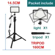 Led Video Light Camera Photography Lighting Kit with Tripod Stand 4 Color RGB Fi
