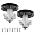 2x SPINDLE ASSY FOR MTD CUB CADET RIDE ON MOWERS 918-0624 , 618-0624 , 618-0659